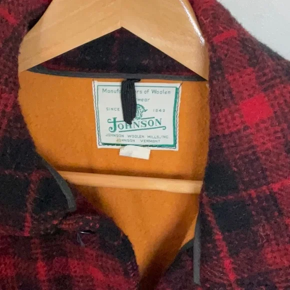 Vintage 1950s Johnson woolen mills winter hunting jacket (Mens size L / 42)